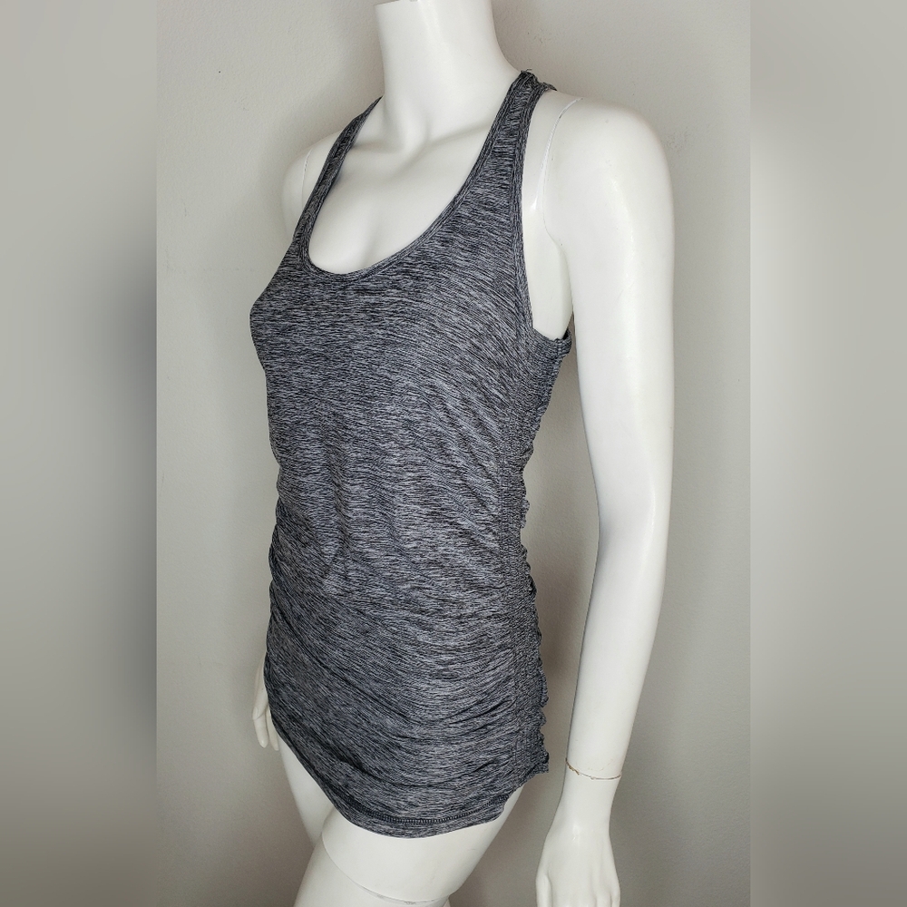 Old Navy Active Gray Fitted Tank Top